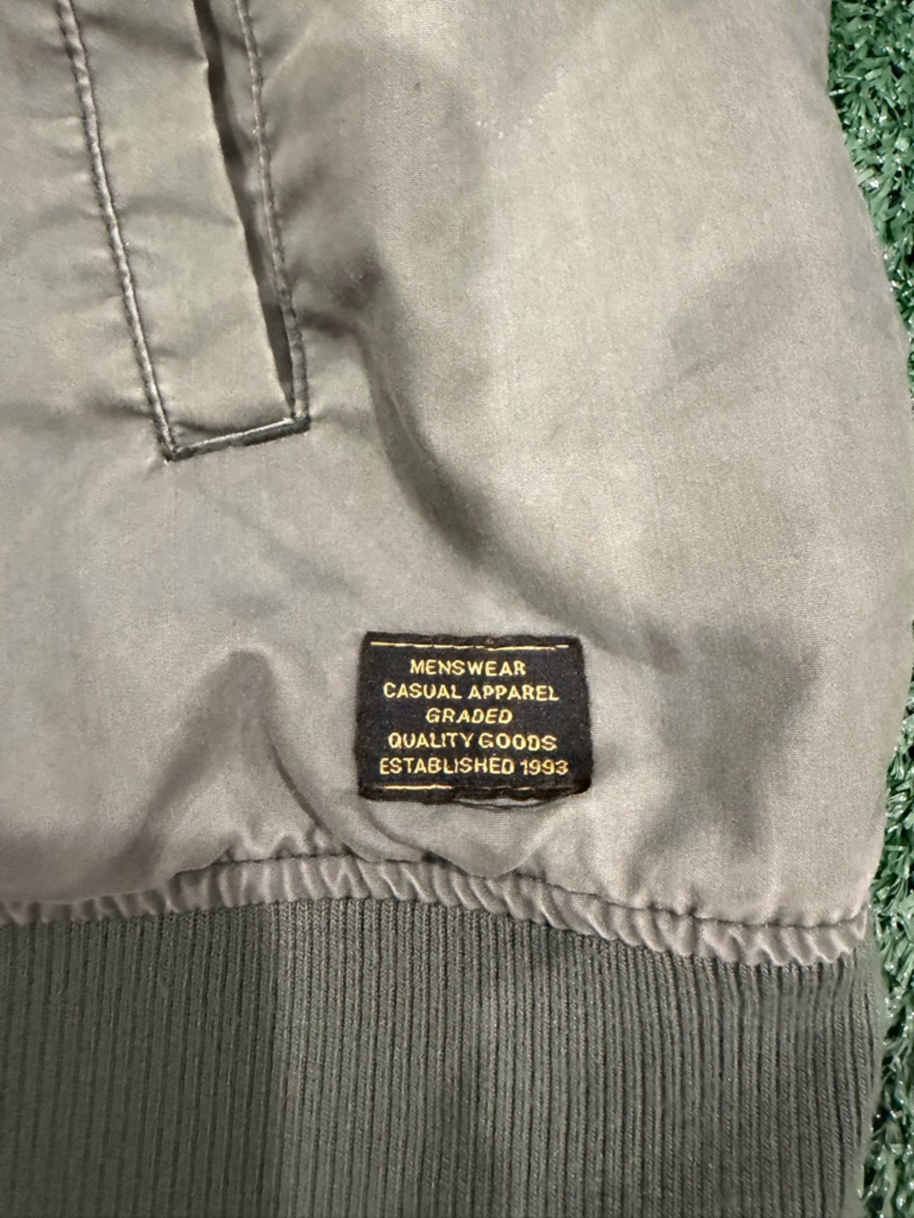 VTG Men's H&M Hooded Zip Jacket - Gray - Picture 4 of 5